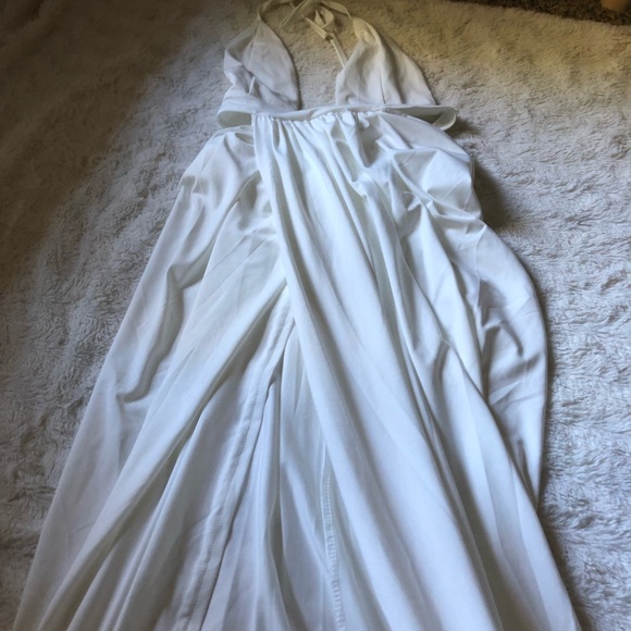 White Marilyn Monroe Maxi Dress - Picture 3 of 4